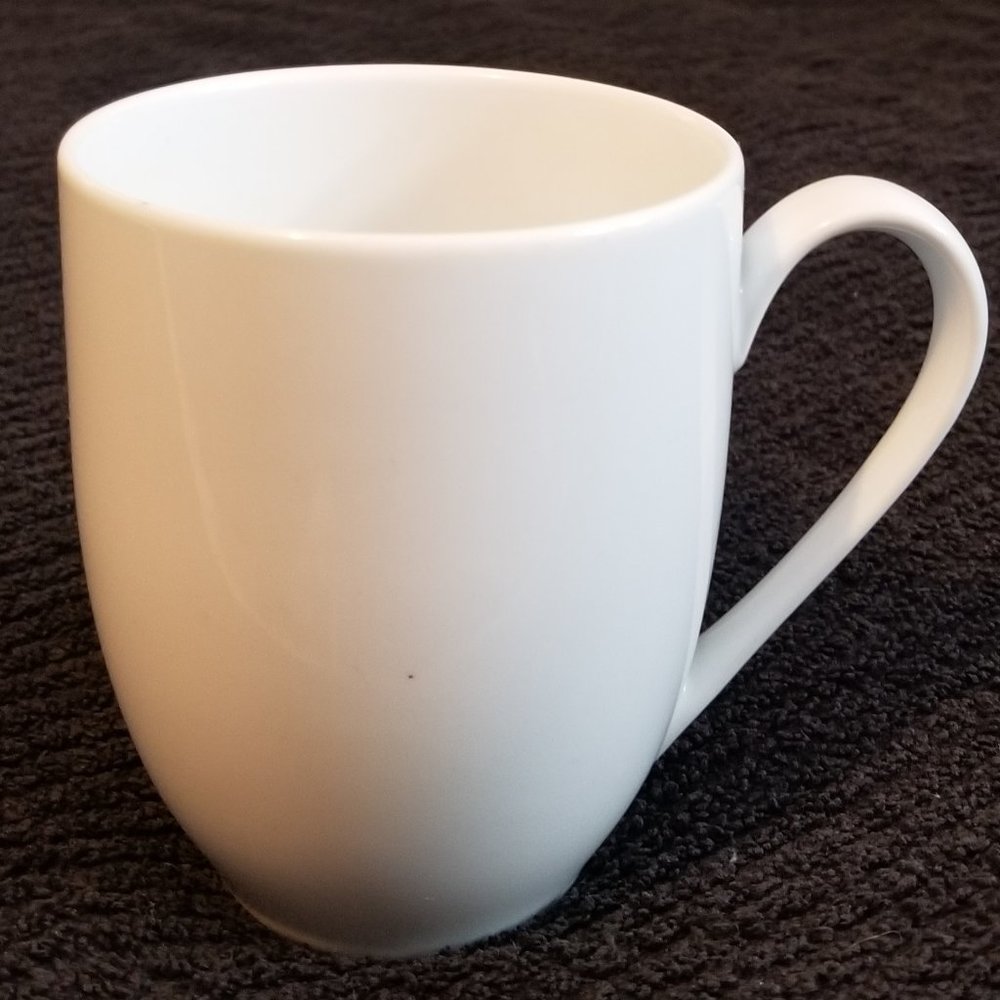 Corden Bleu White Ceramic Bistro Coffee Mug